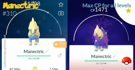 manectric max cp|Manectric and Electrike .